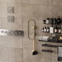 Wallity Cricket-A Gancho de Pared Metálico Dorado